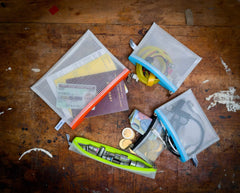 Tas jaring ber-ritleting untuk penyimpanan yang praktis