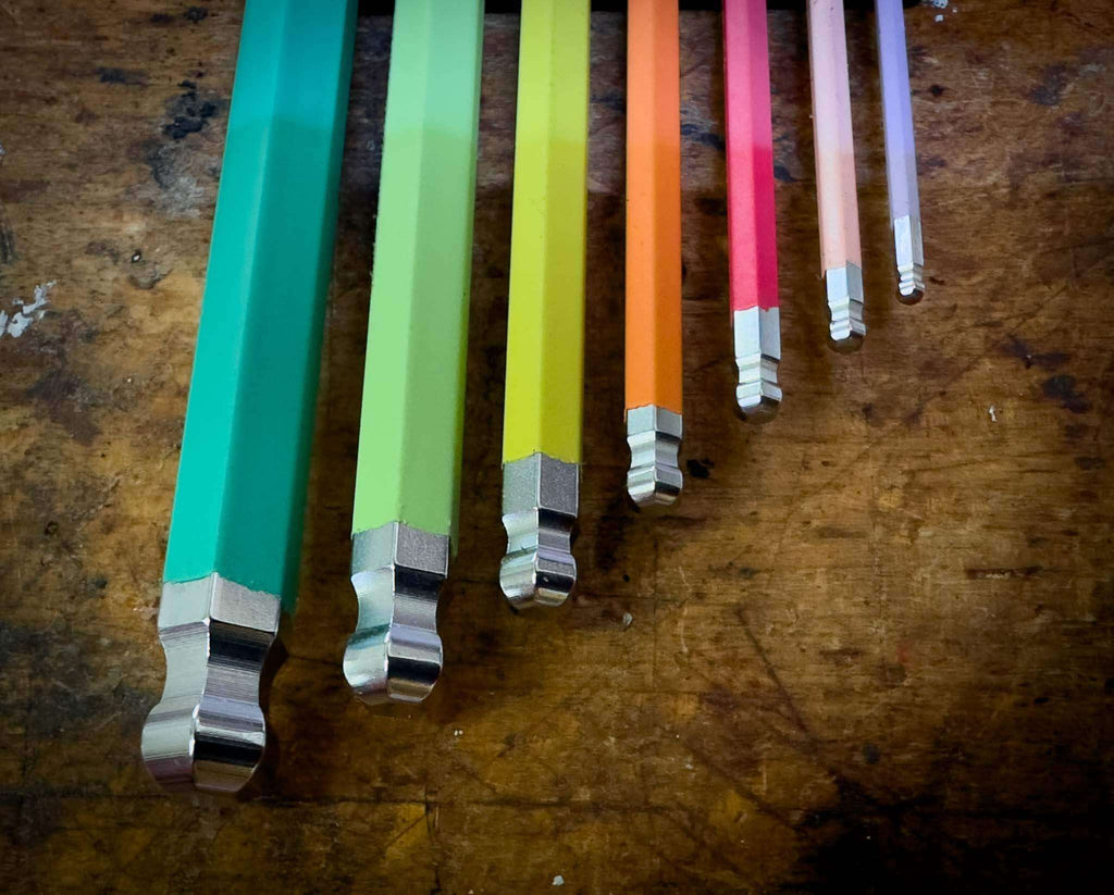 Asahi Ball Point coloured Allen Hex keys short set – Rolling Mavericks