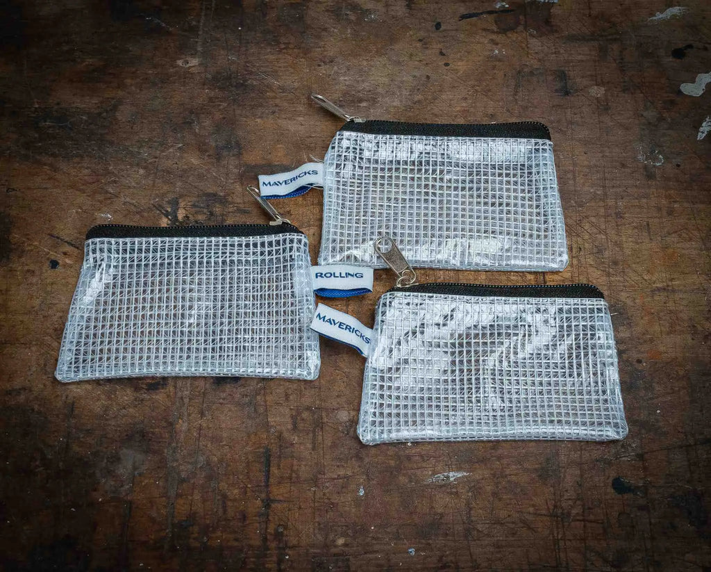Zippered mesh bags for handy storage -Rolling Mavericks