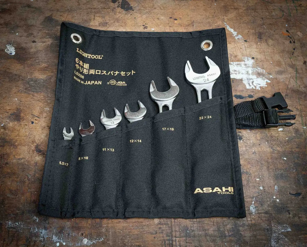 Asahi LIGHTOOL 6-osainen avainlenkkisarja